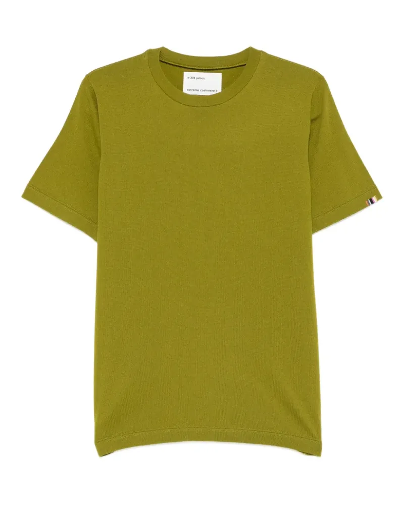 extreme cashmere James T-Shirt mit rundem Ausschnitt - Grün Grün