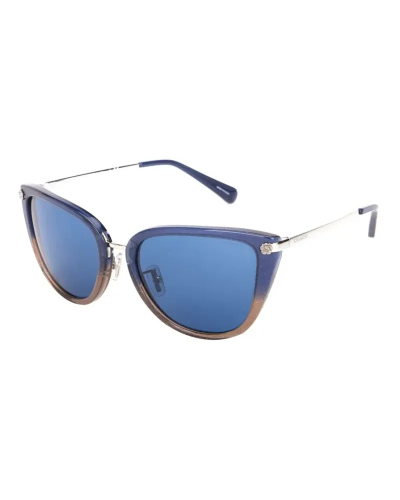 Coach Cat-Eye-Sonnenbrille mit Glitzer - Blau Blau