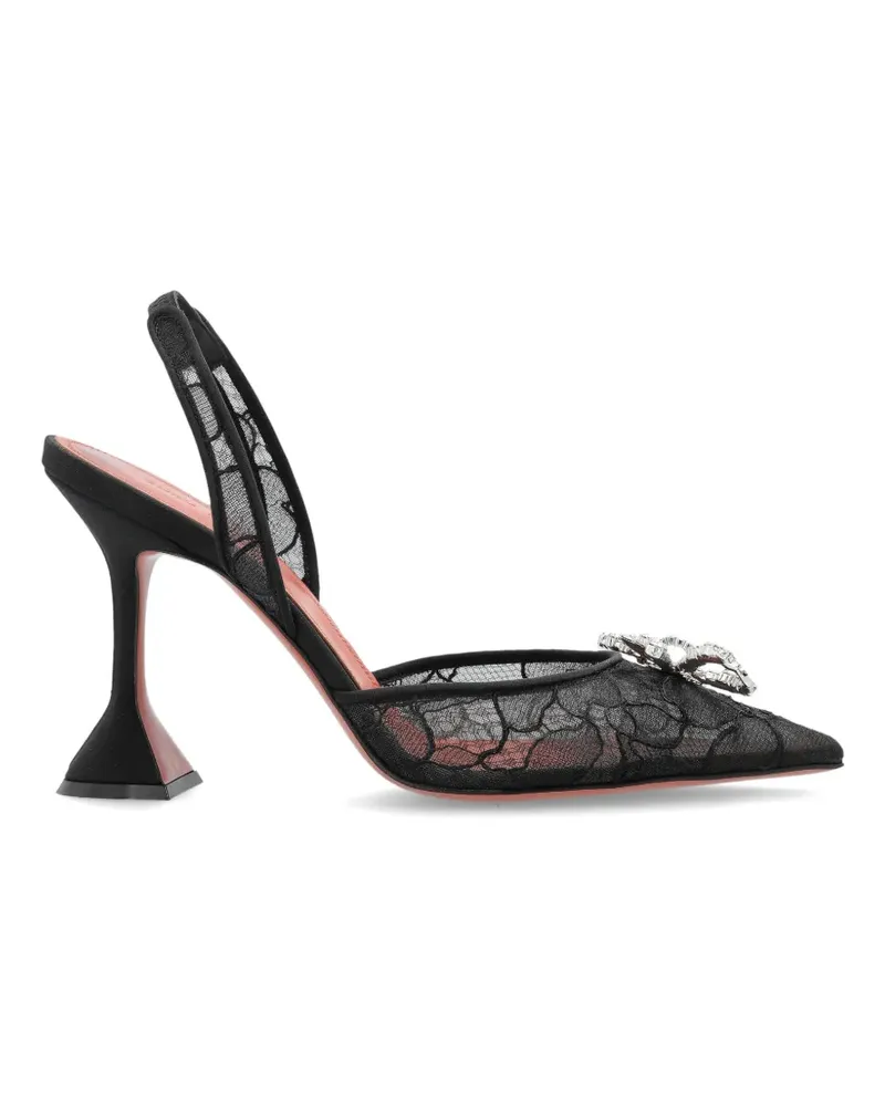 Amina Muaddi Rosie Slingback-Pumps - Schwarz Schwarz