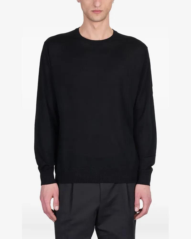 Ballantyne Langärmeliger Pullover - Schwarz Schwarz