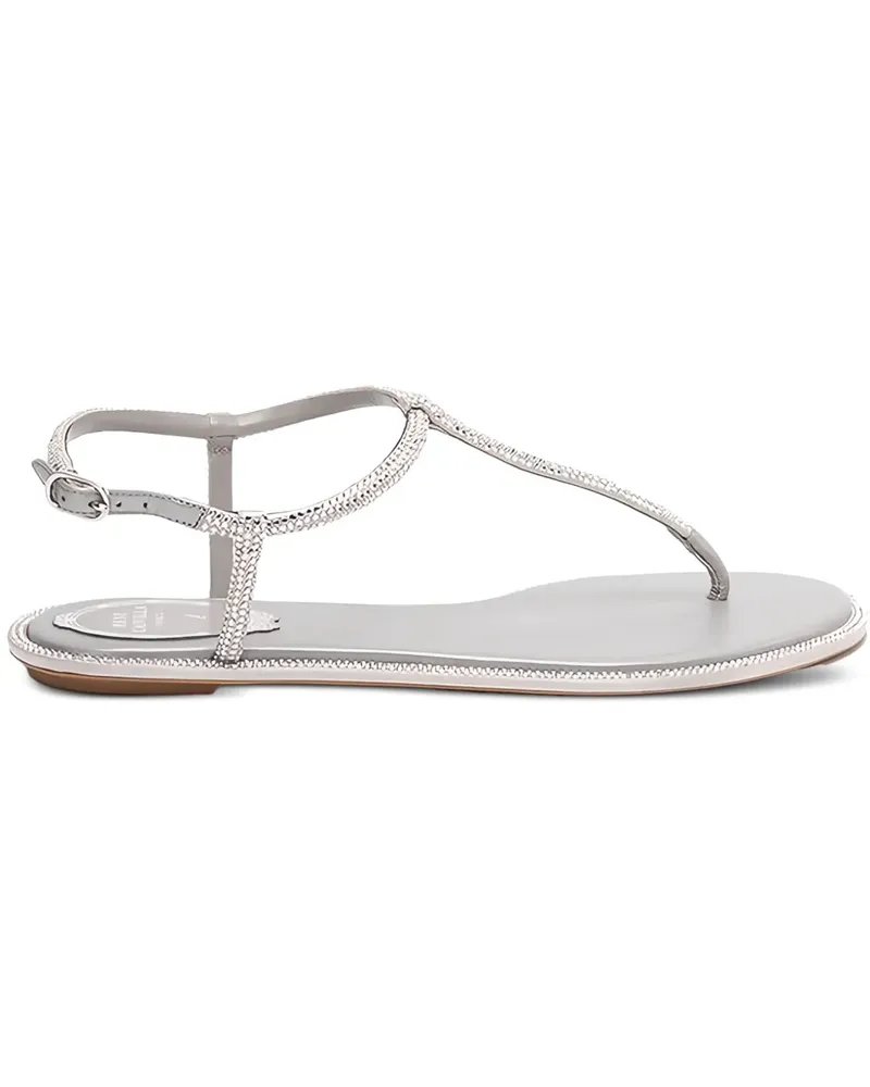 René Caovilla Verzierte Sandalen - Grau Grau