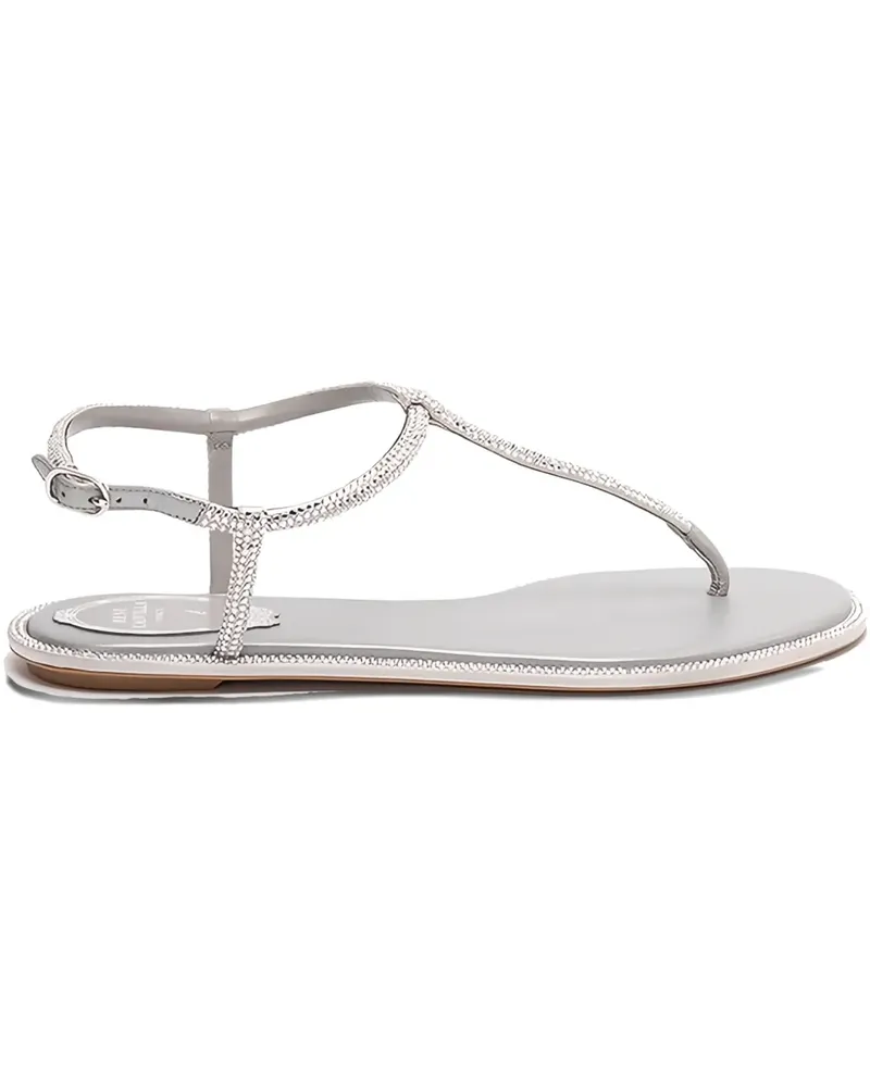 René Caovilla embellished sandals - Grau Grau