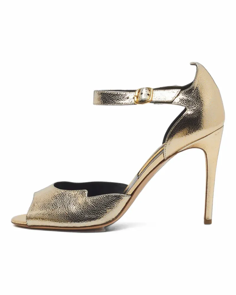 Rupert Sanderson Sandalen mit Knöchelriemen - Gold Gold