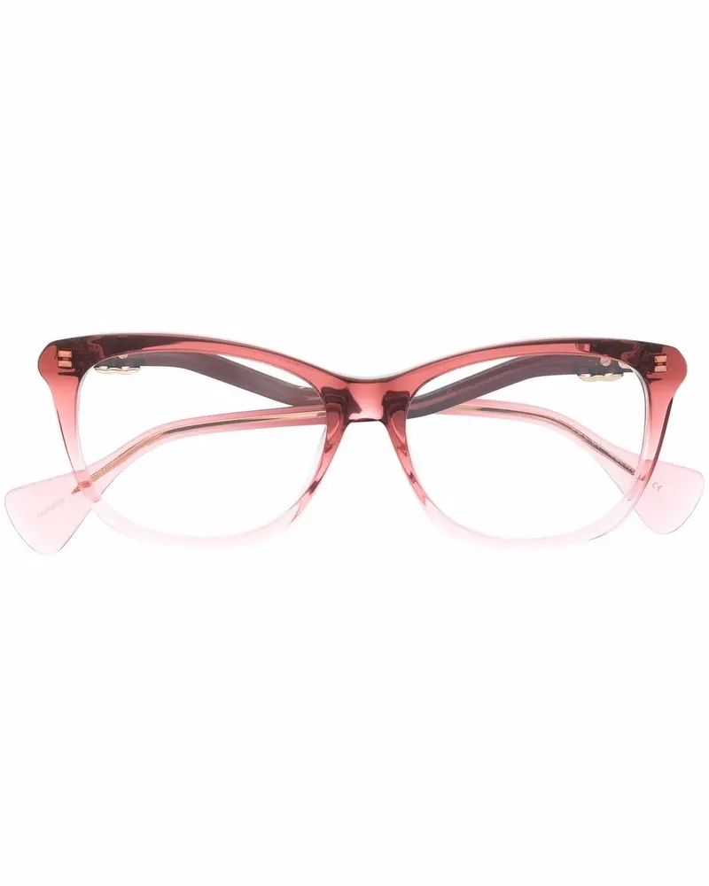 Gucci Brille mit eckigem Gestell - Rosa Rosa