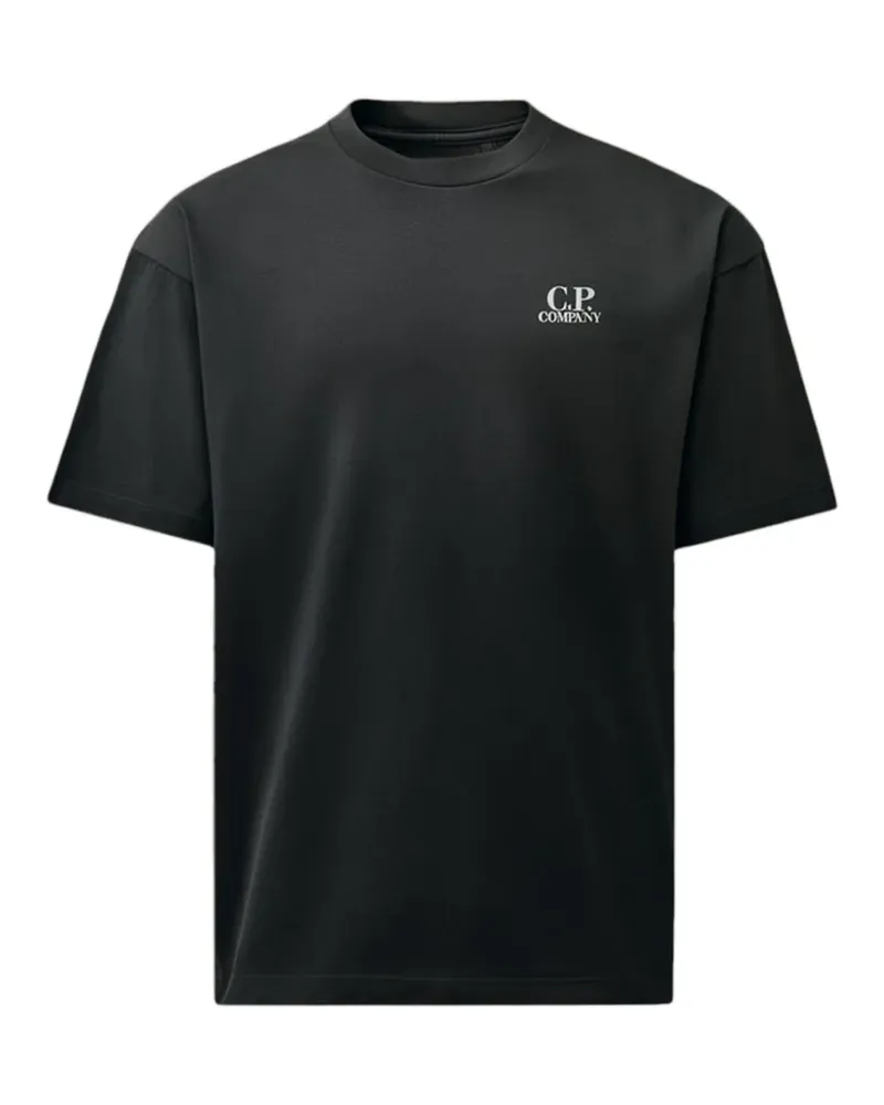 C.P. Company T-Shirt mit grafischem Print - Schwarz Schwarz