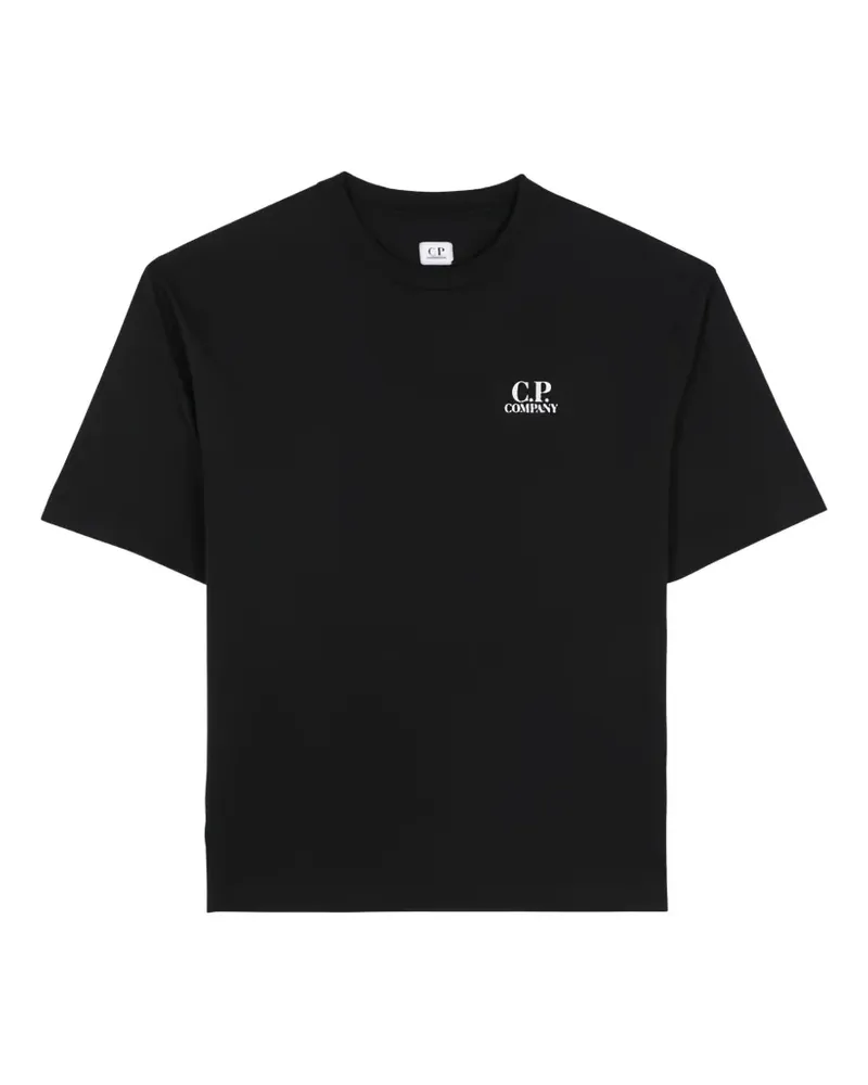 C.P. Company T-Shirt mit grafischem Print - Schwarz Schwarz