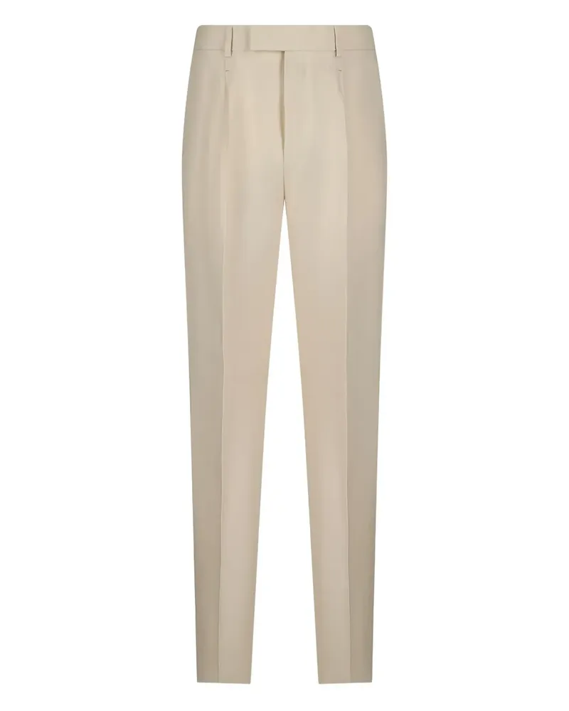 Ermenegildo Zegna Leinenhose mit Bundfalten - Nude Nude