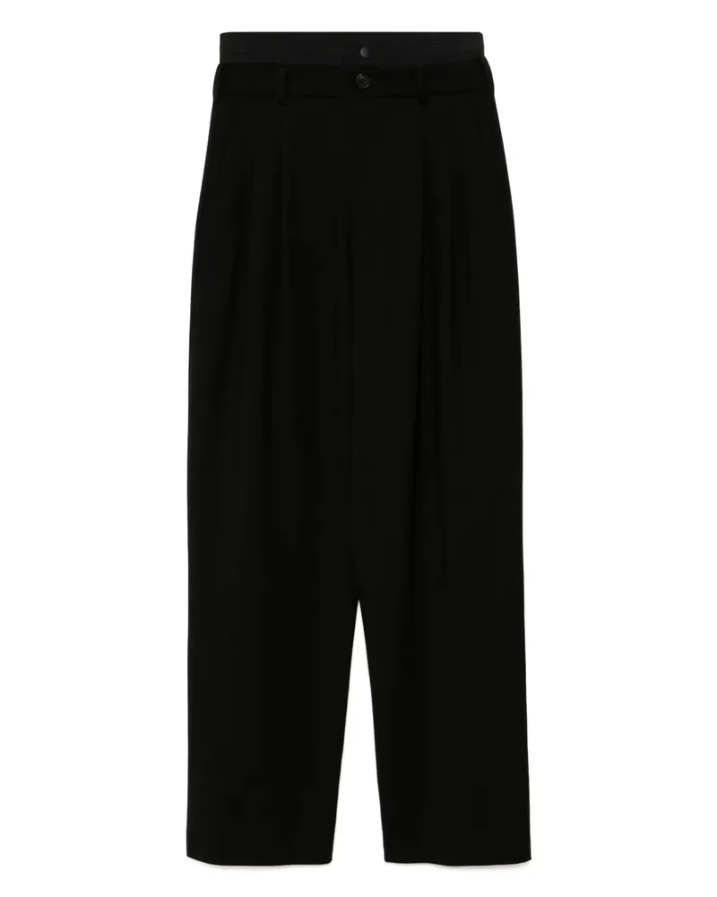 Monse Hose mit Einsätzen - Schwarz Schwarz