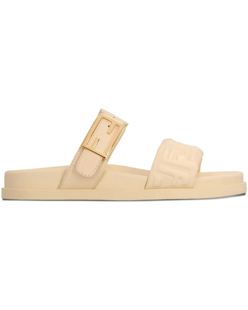 Fendi Sandalen mit Schnalle - Nude Nude