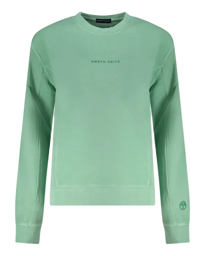 North Sails logo-print cotton sweatshirt - Grün Grün