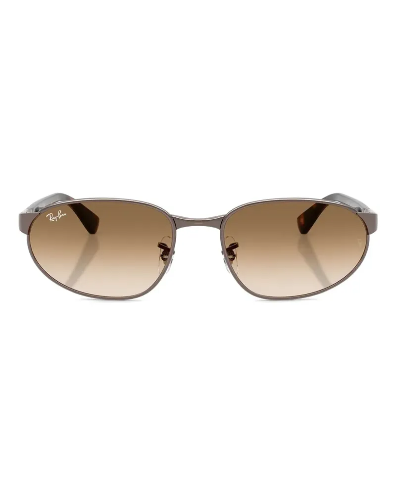 Ray Ban Sonnenbrille mit ovalem Gestell - Braun Braun