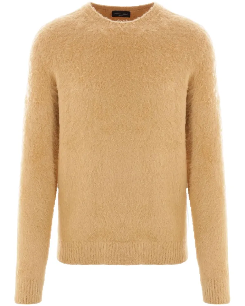Roberto Collina Pullover mit gebürstetem Finish - Nude Nude