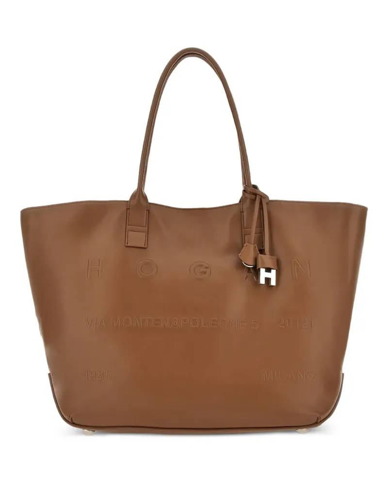 Hogan Mittelgroße  Address Shopping Bag - Braun Braun