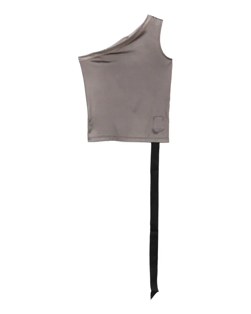 DRKSHDW by Rick Owens One-Shoulder-Top mit Schleife - Grau Grau