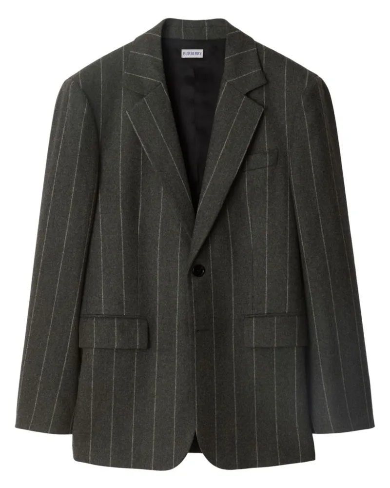 Burberry Sakko mit Nadelstreifen - Grau Grau