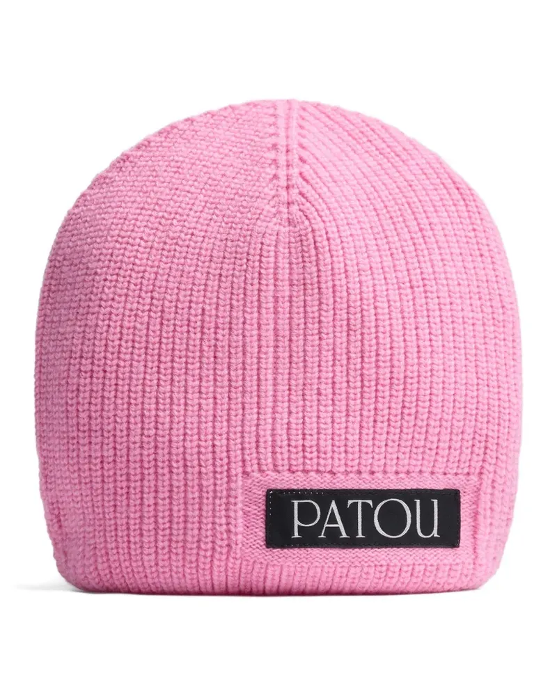 Patou Gerippte Beanie - Rosa Rosa