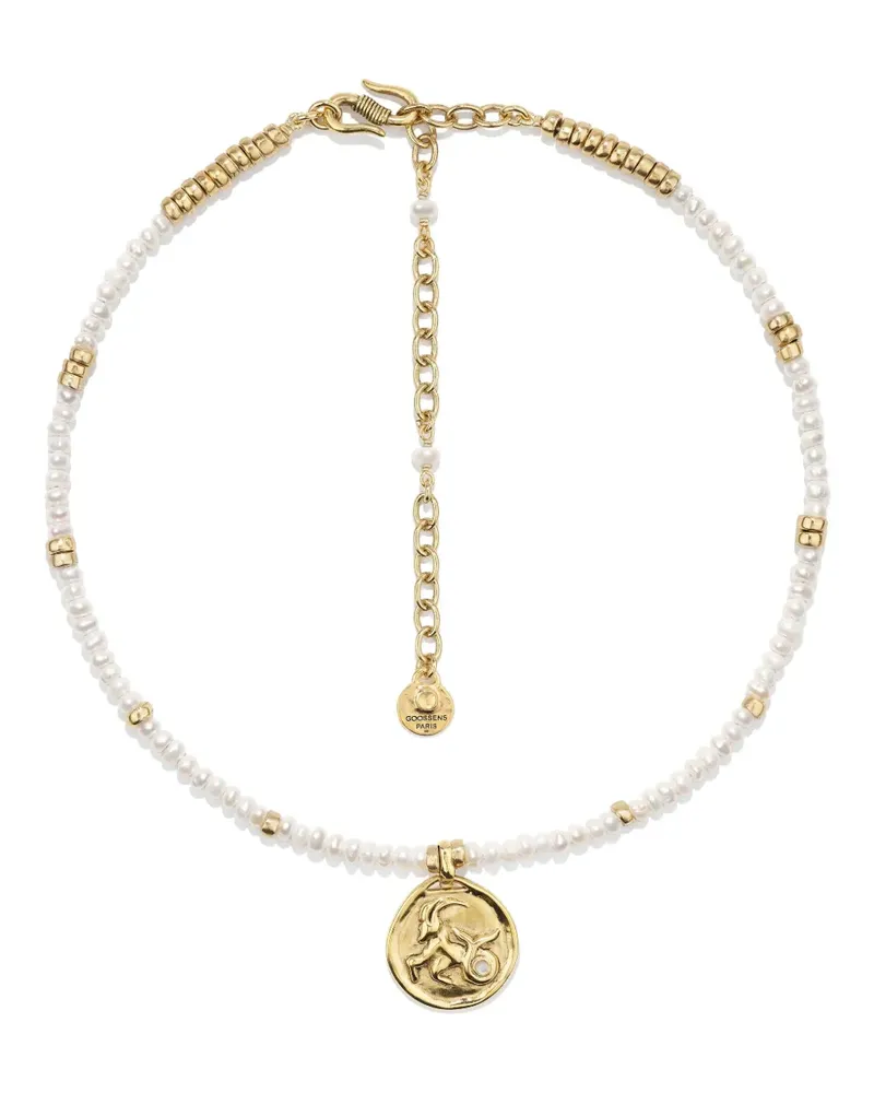Goossens Paris Astro Capricorn Pearls Halskette - Gold Gold