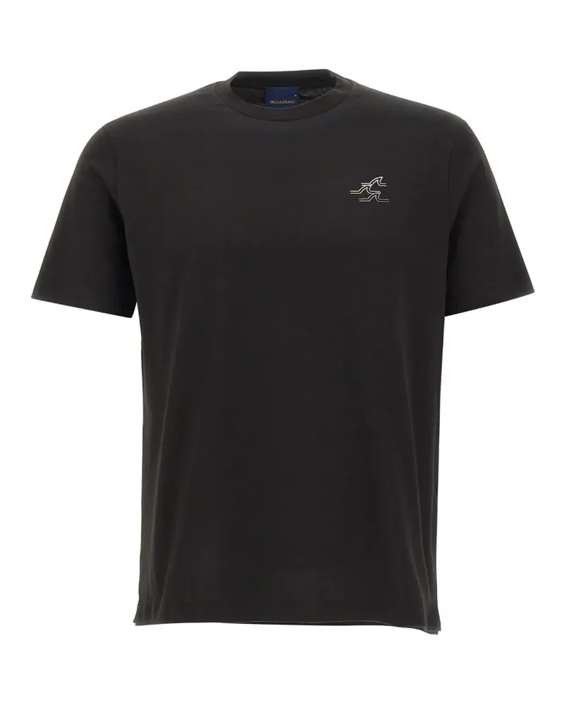 Paul & Shark Shark Fin logo-print T-shirt - Schwarz Schwarz