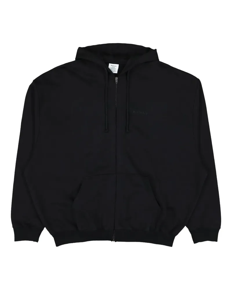 VETEMENTS Kapuzenjacke mit Logo - Schwarz Schwarz