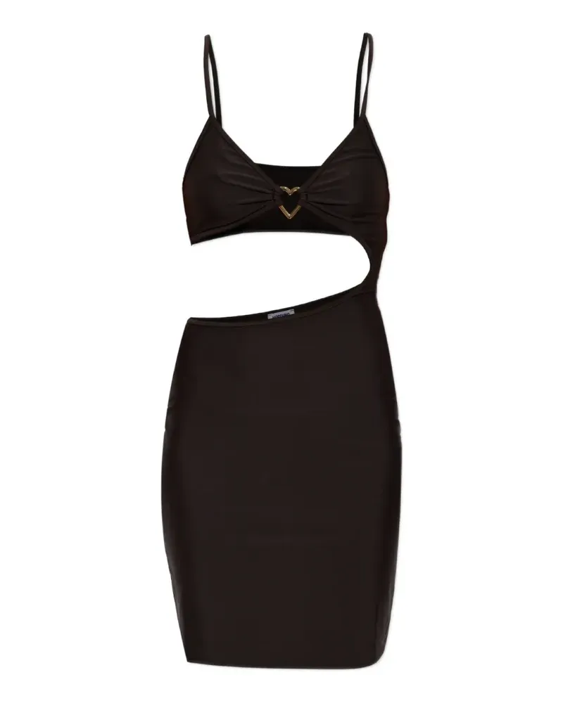 Moschino Minikleid mit Cut-Out - Schwarz Schwarz