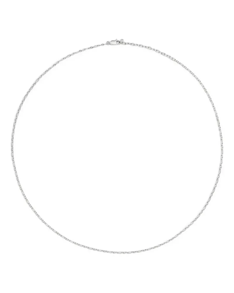 Monica Vinader Strukturierte Halskette - Silber Silber