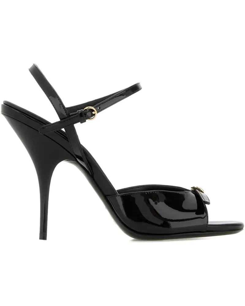 Miu Miu buckle leather sandals - Schwarz Schwarz