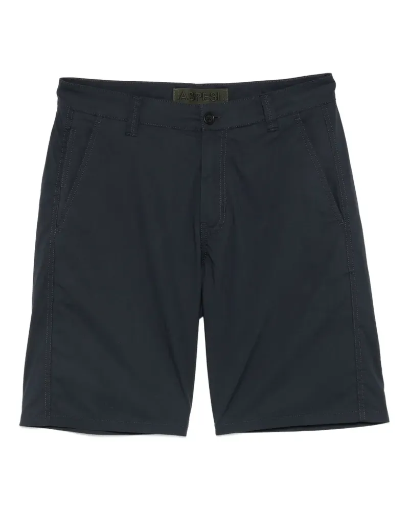 ASPESI button-fastening shorts - Blau Blau