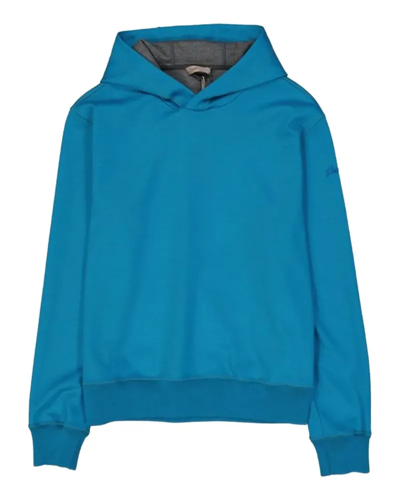 Herno logo-detail hoodie - Blau Blau
