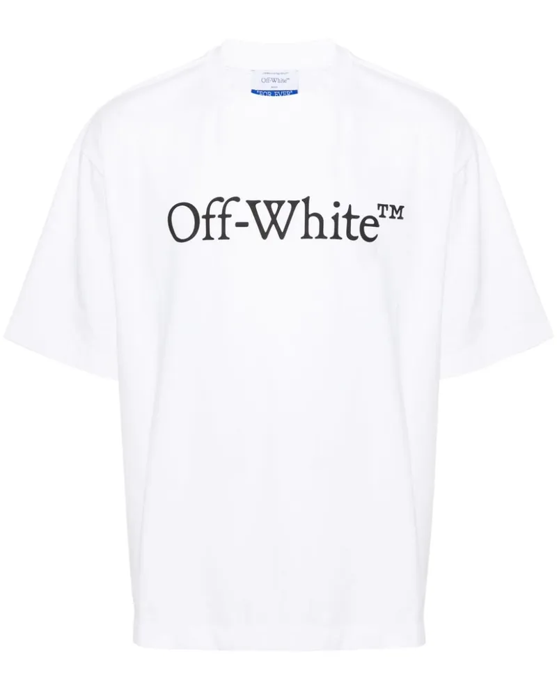OFF-WHITE Big Bookish Skate T-Shirt - Weiß Weiß