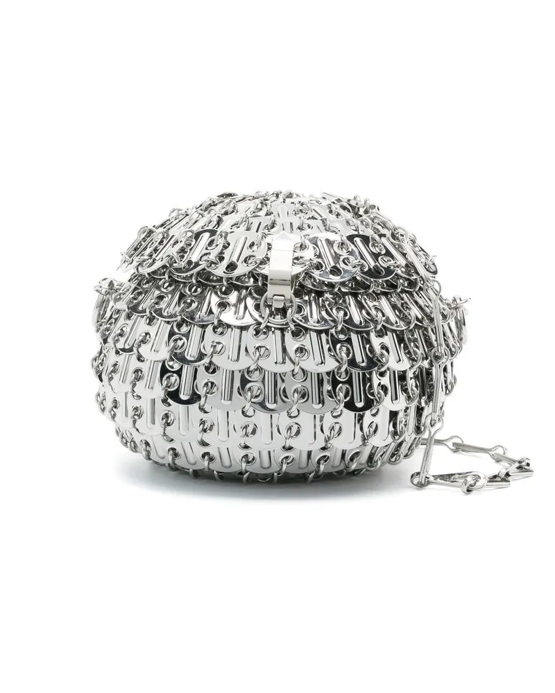 Paco Rabanne 1969 Party Ball Schultertasche - Silber Silber