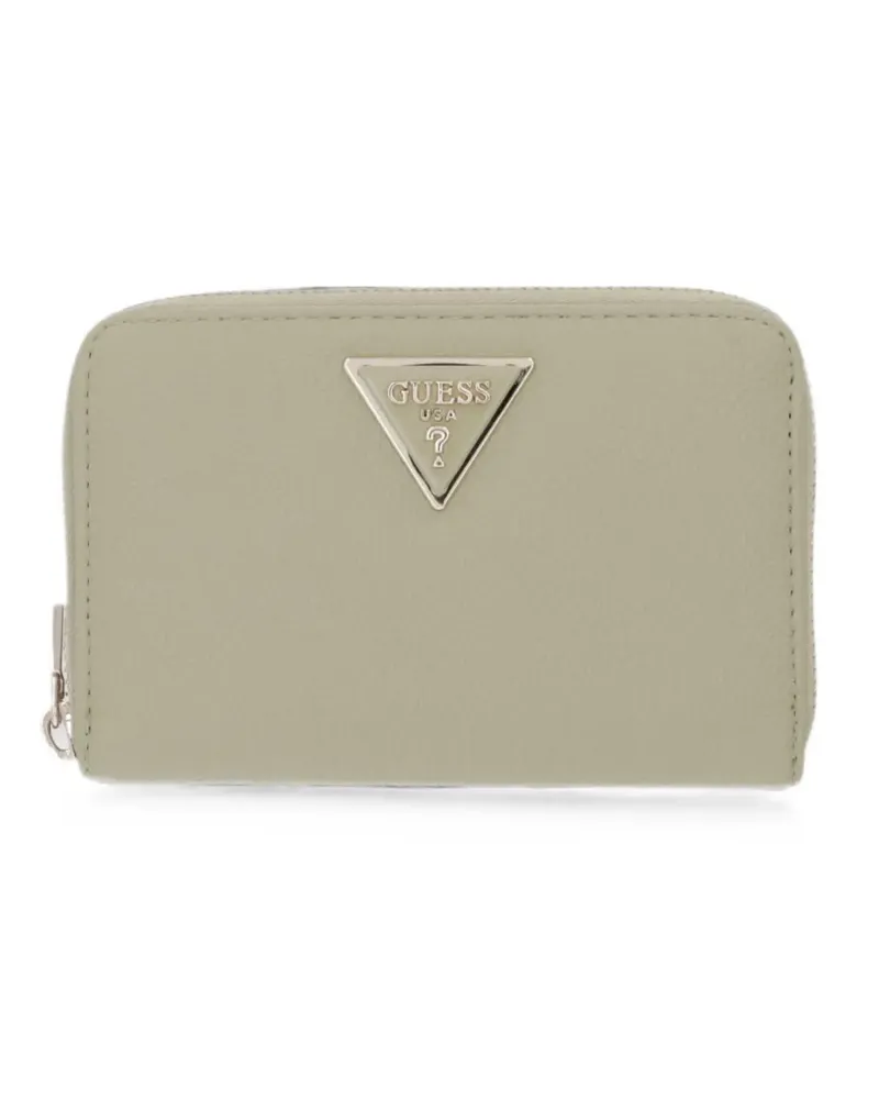 Guess Laurel logo-plaque zip-around wallet - Grün Grün