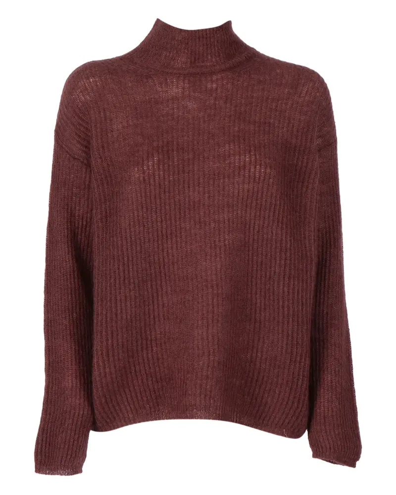 Max Mara ribbed roll-neck top - Braun Braun