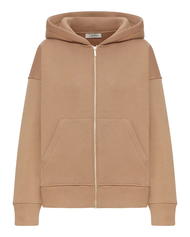 Max Mara Max Mara Kapuzenjacke mit Reißverschluss - Braun Braun