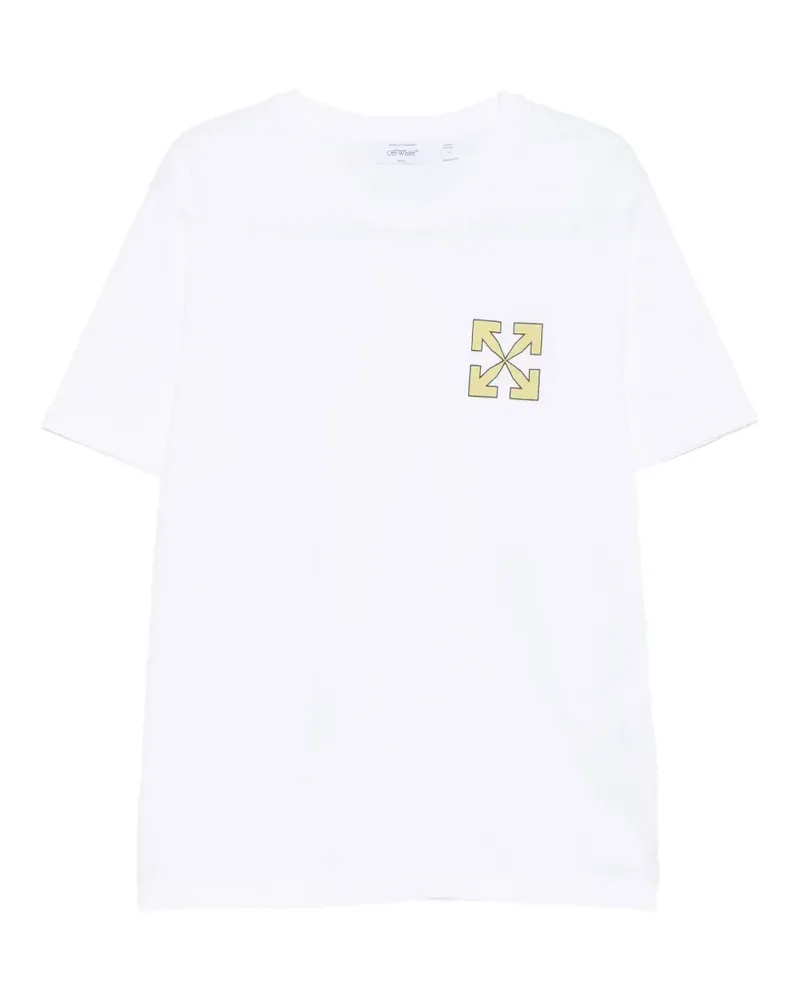 OFF-WHITE T-Shirt mit grafischem Pfeil-Print - Weiß Weiß
