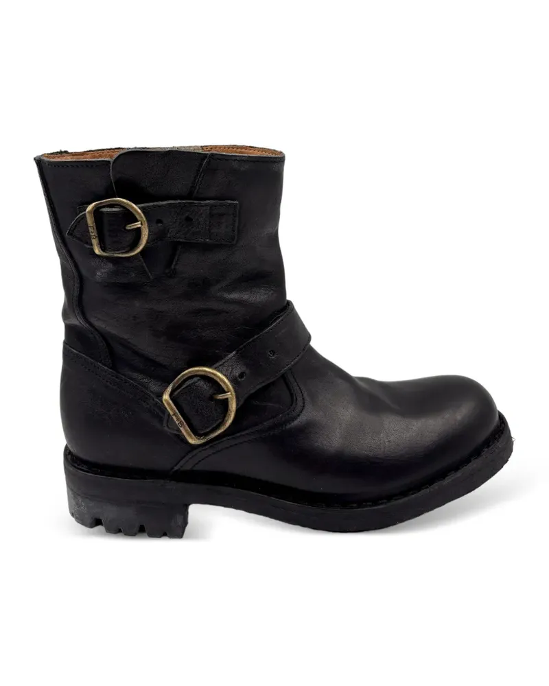 Fiorentini + Baker Stiefel mit Schnallenverschluss - Schwarz Schwarz