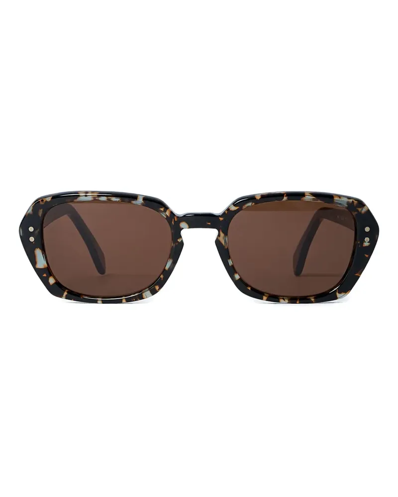 Our Legacy Earth square-frame tortoiseshell sunglasses - Braun Braun