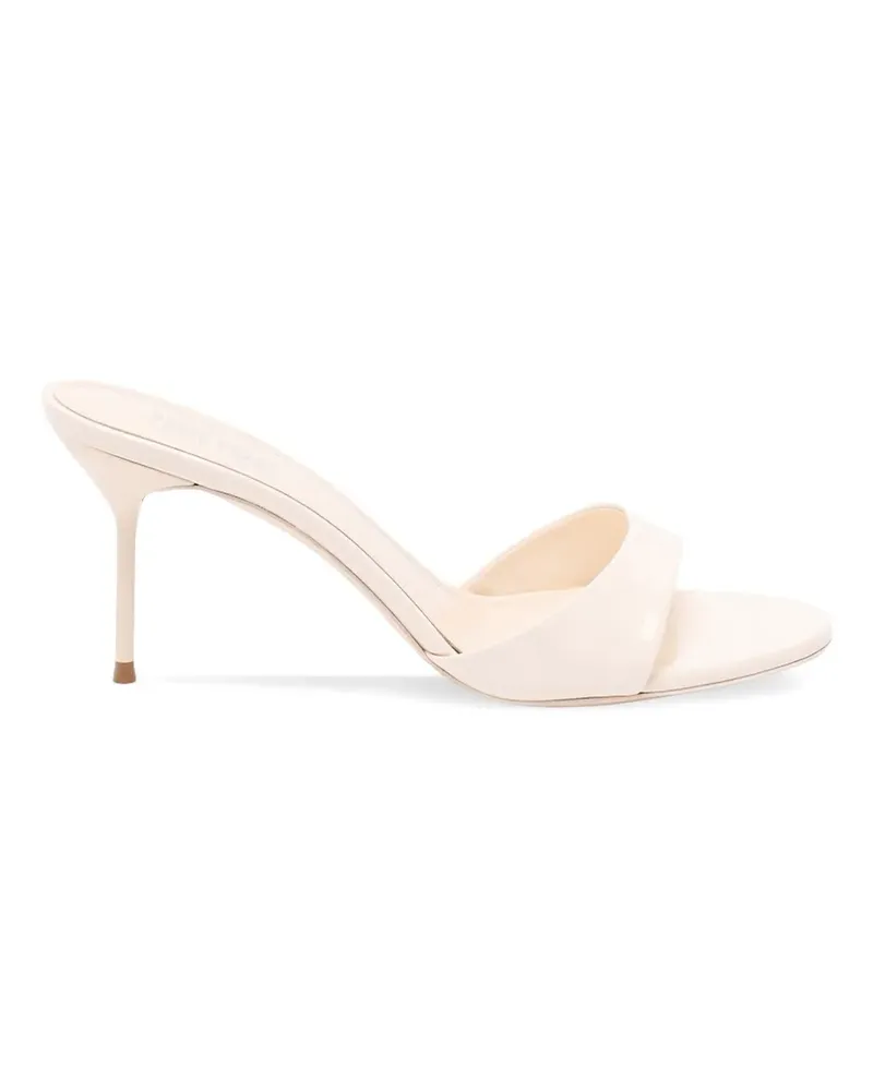 Paris Texas Lidia leather mules - Nude Nude