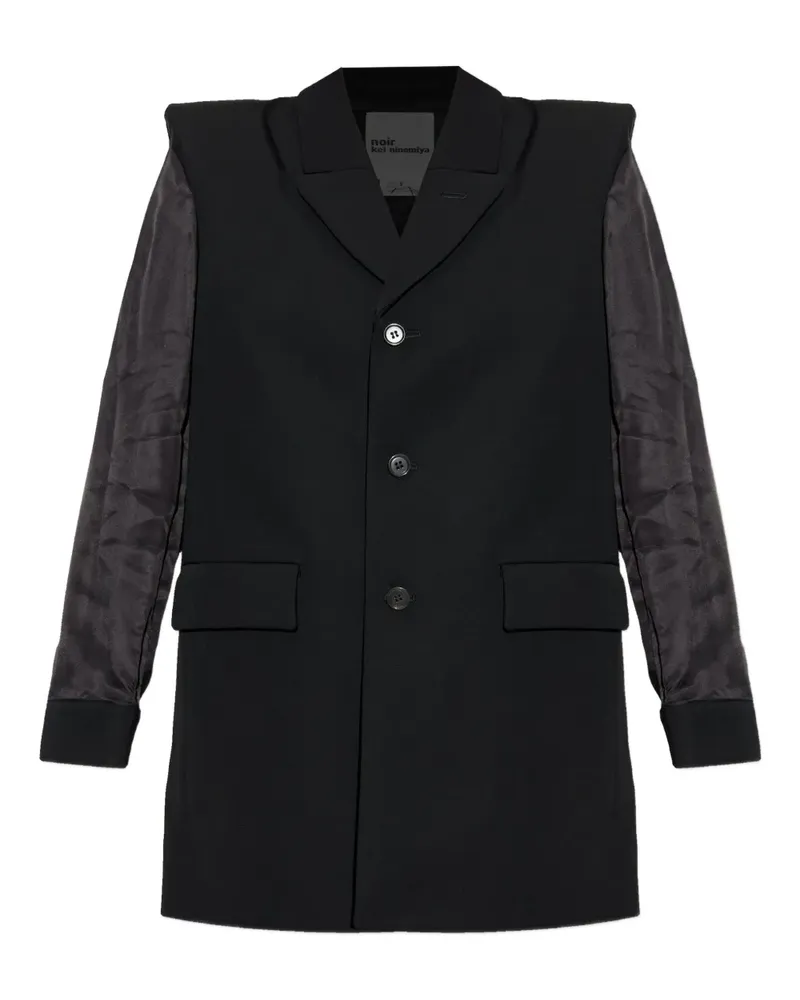 Noir Kei Ninomiya panelled blazer - Schwarz Schwarz