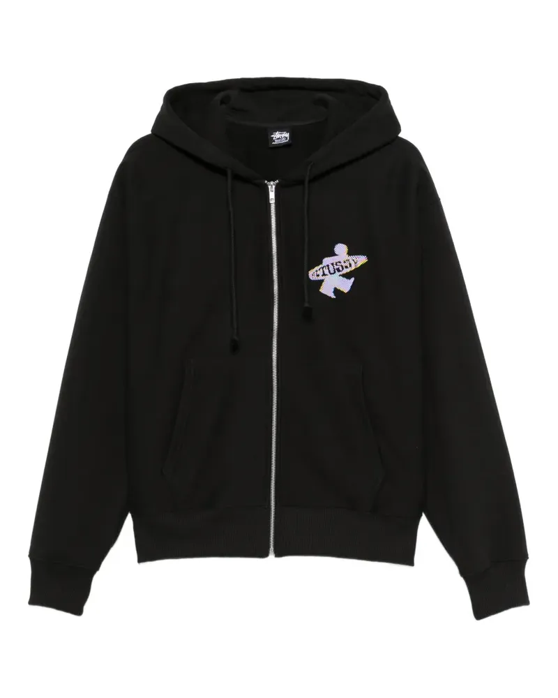 Stüssy zip-up hoodie - Schwarz Schwarz