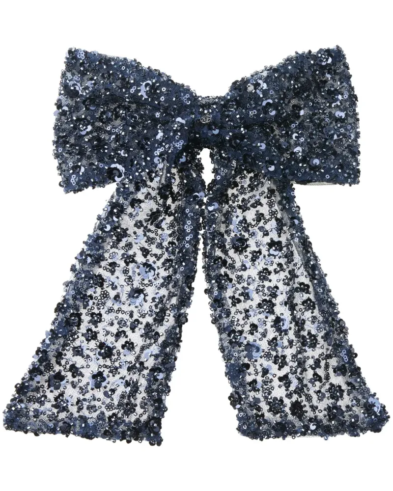 Maison Michel Wicole Haarspange mit Schleife - Blau Blau