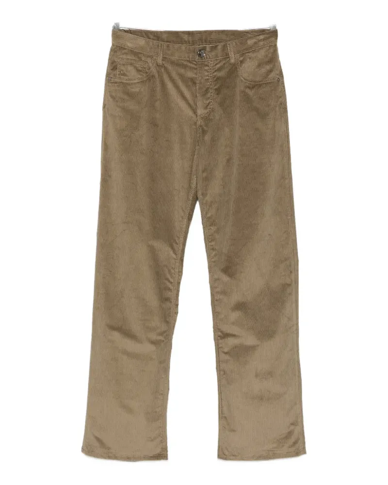 Etro corduroy straight-leg trousers - Braun Braun