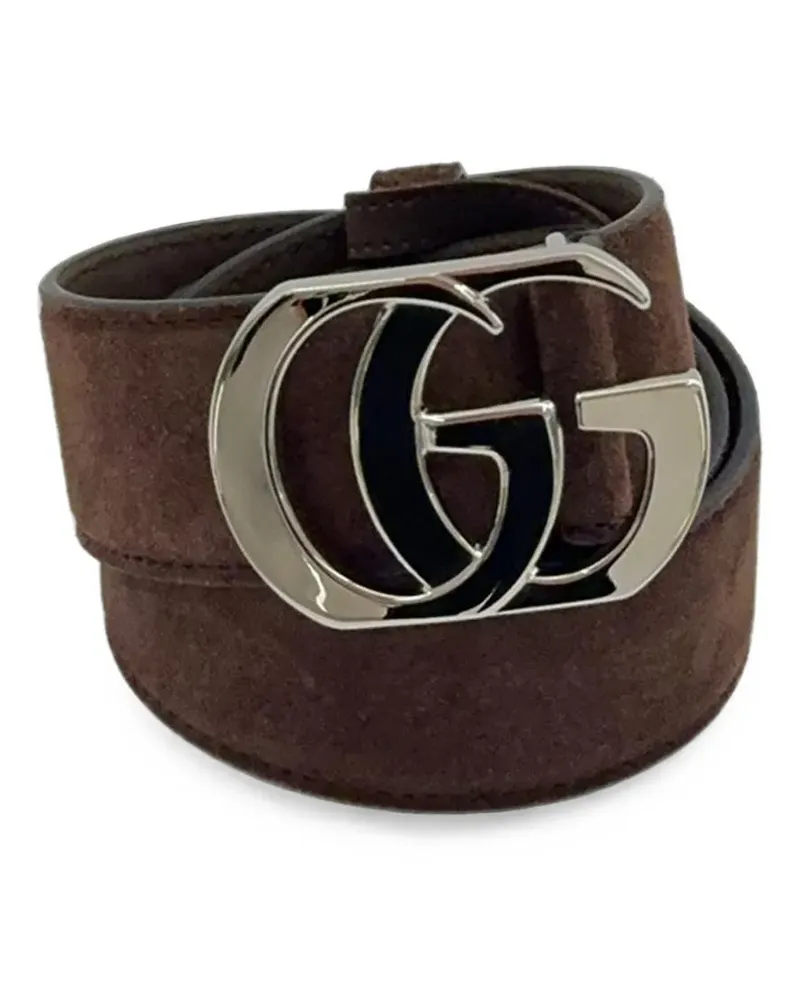 Gucci Cut GG Marmont Gürtel - Braun Braun