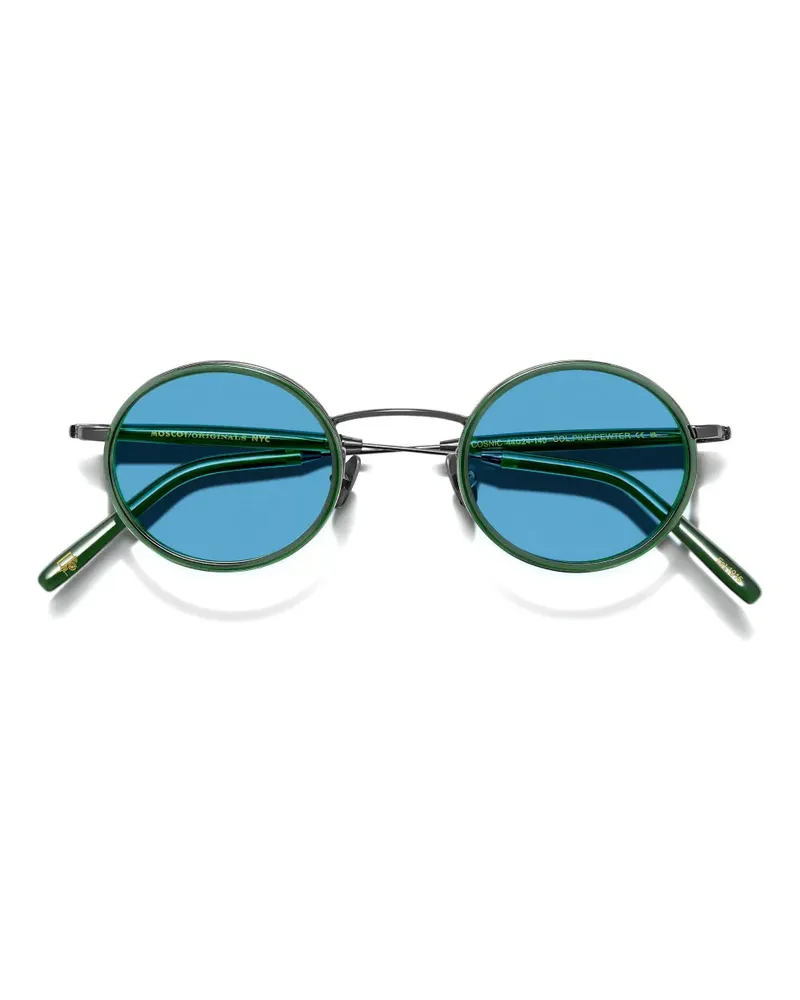 MOSCOT Cosnic round-frame sunglasses - Blau Blau