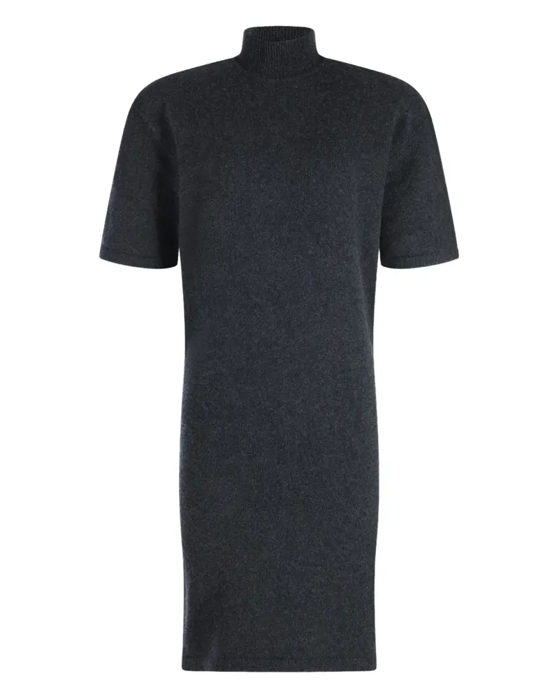 Jacquemus Kurzärmeliges Kleid mit Rollkragen - Grau Grau