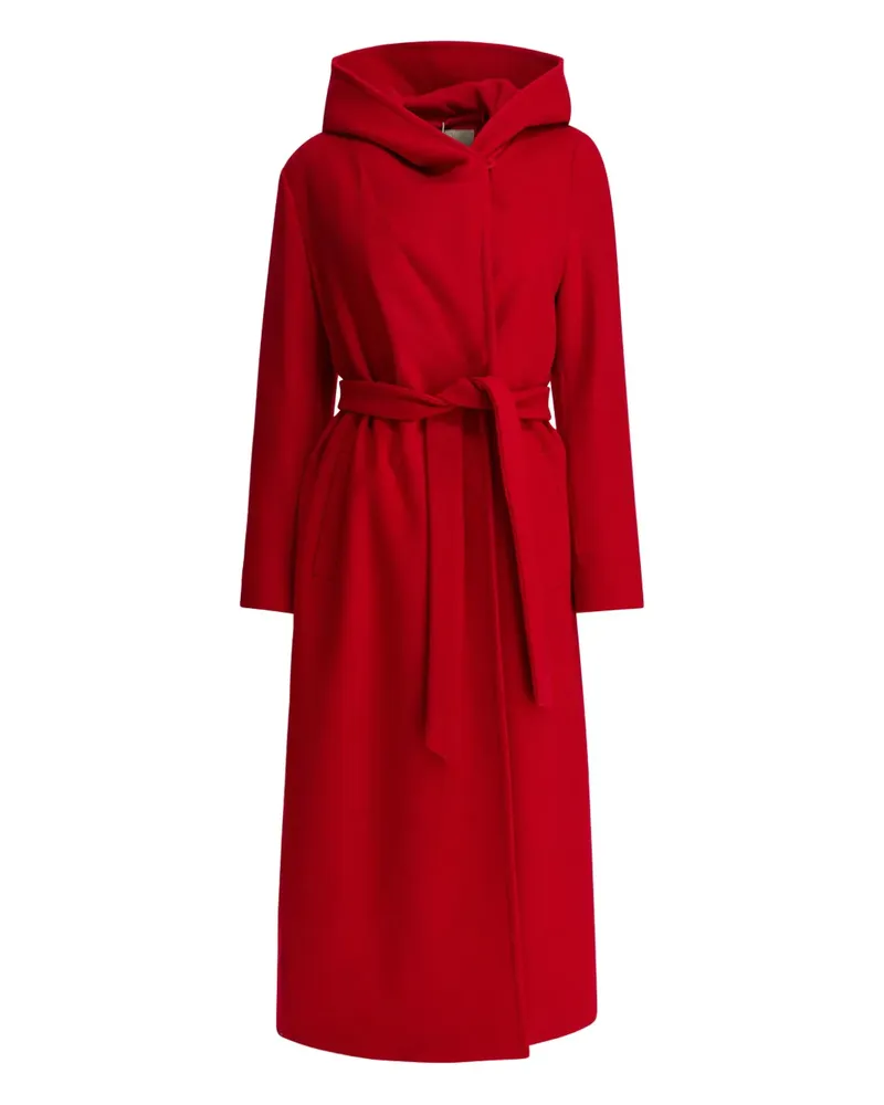 Herno hooded belted double-breasted coat - Rot Rot