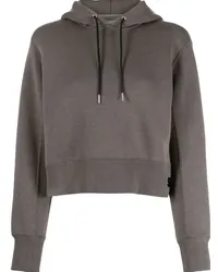 Sacai Hoodie mit S-Applikation Braun