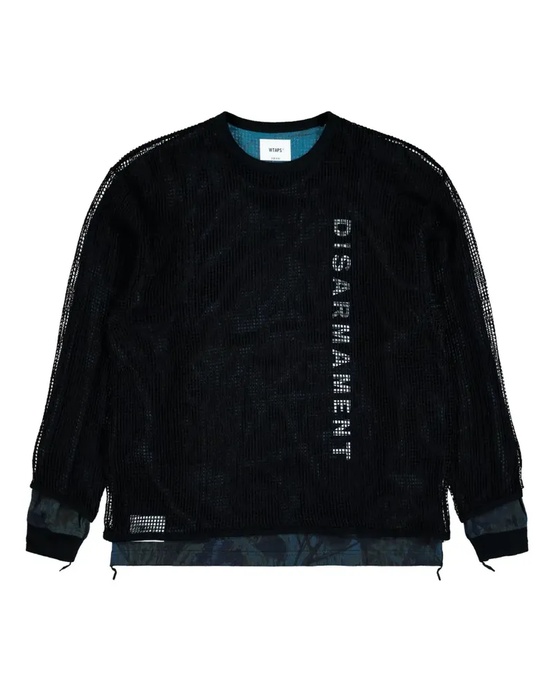WTAPS long-sleeved sweatshirt - Schwarz Schwarz