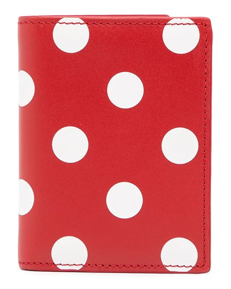 Comme des Garçons Kartenetui mit Print - Rot Rot