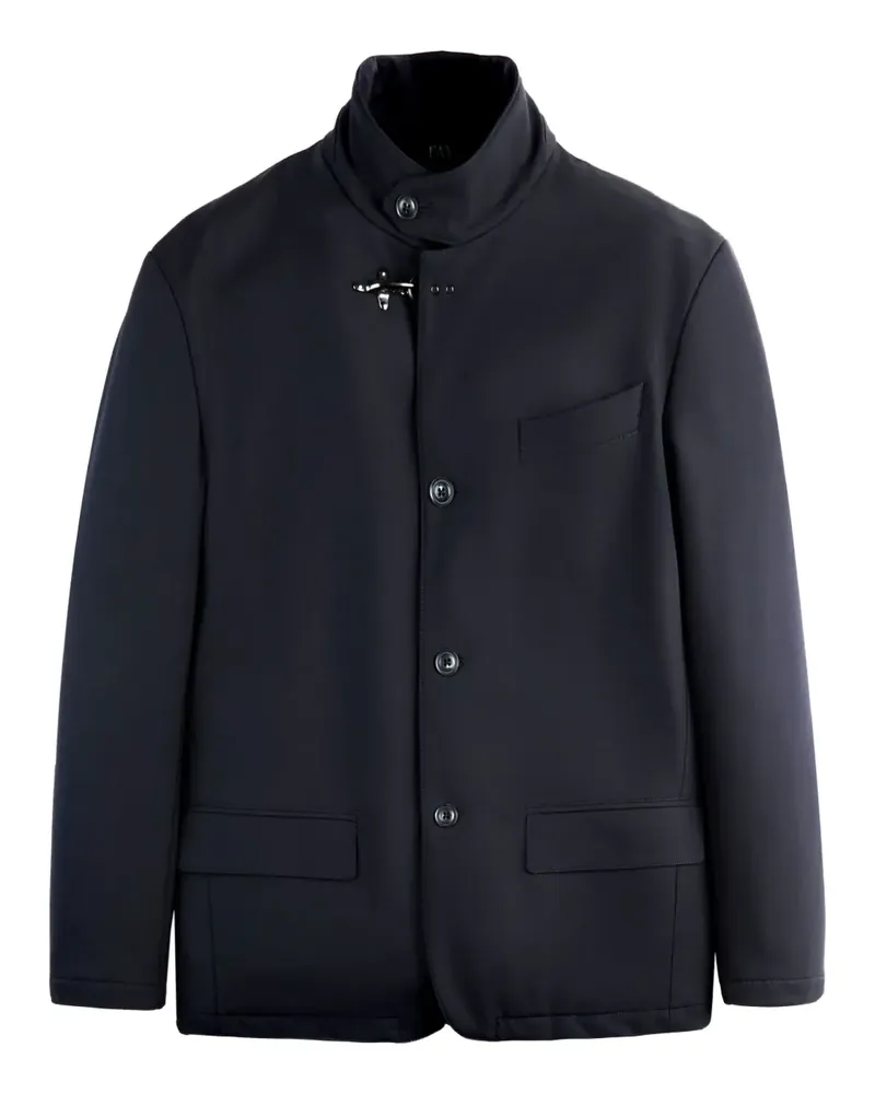 Fay single-breasted shirt jacket - Blau Blau