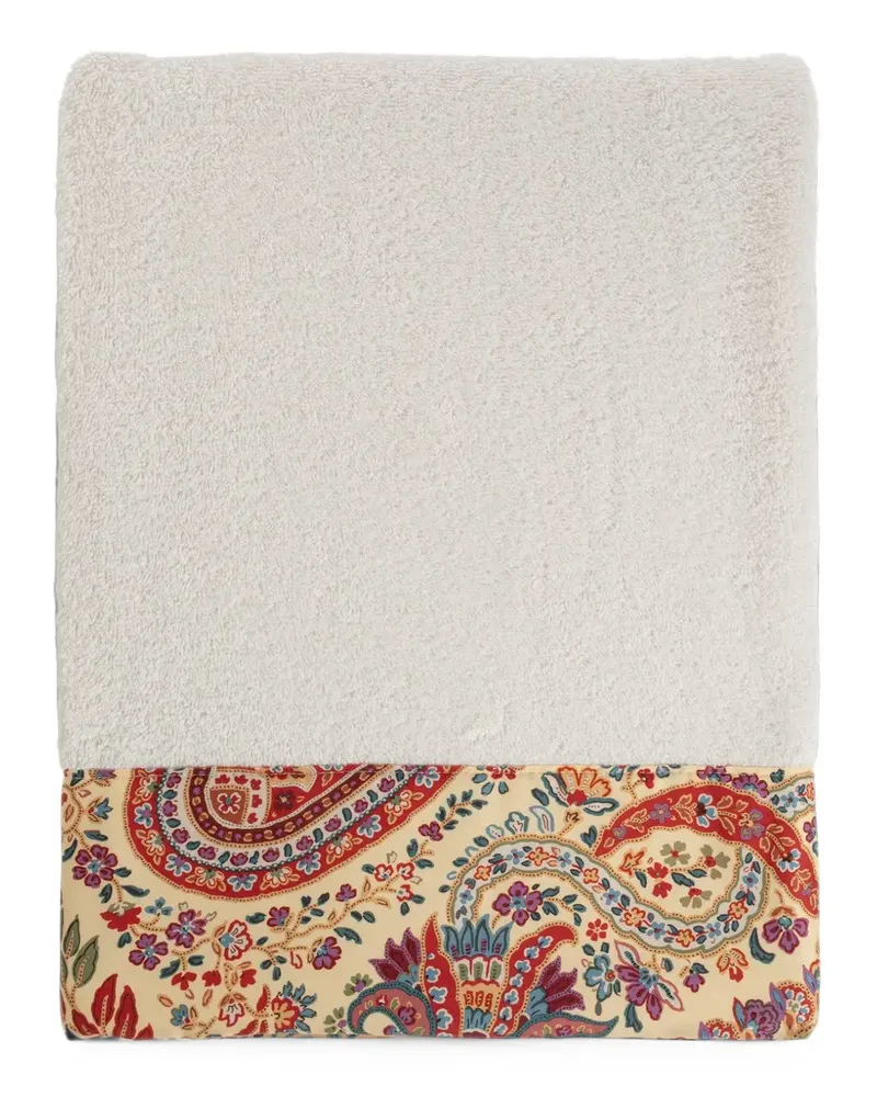 Etro Badetücher mit Paisley-Print (2er-Set) - Weiß Weiß